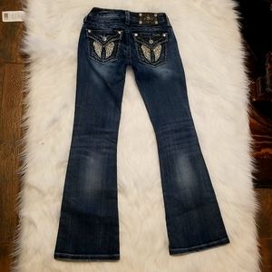 SOLD-Girl's Miss Me Bootcut Jean's size 8